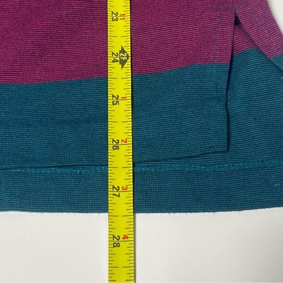 Vintage Knights Of Round Table Striped Color Block Polo Shirt Men's Size Large - Picture 3 of 15